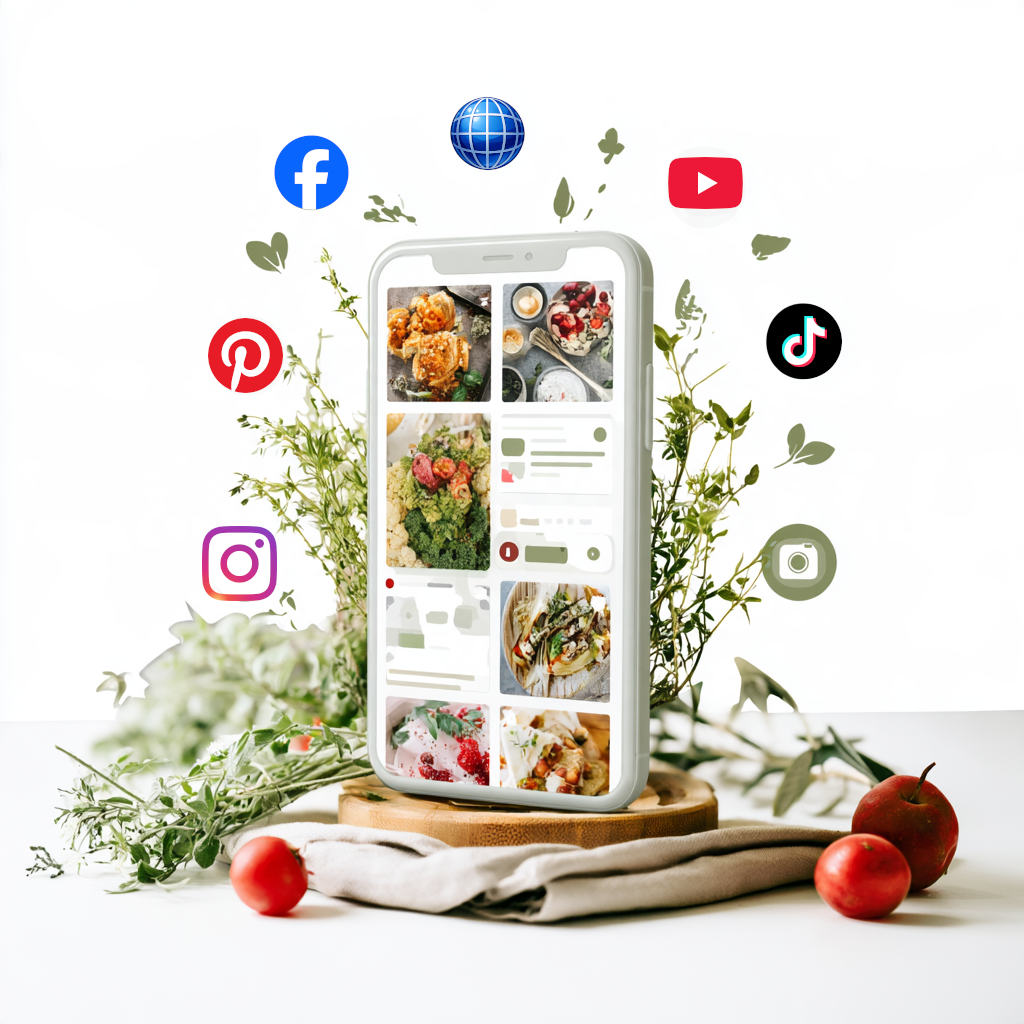 One-click recipe saver importing from social media